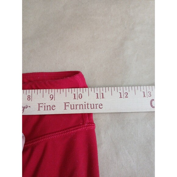 Athleta Chit Chat Tight Leggings Girls M Red High Rise Athleisure Activewear - Picture 4 of 8